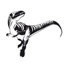 stickers dinosaure Acrocanthosaurus