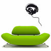 Stickers musique Casque Audio 02