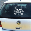 Stickers tuning  tête de mort skull 04
