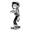 Stickers Gaston Lagaffe 2