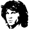 Stickers JIM MORRISON THE DOORS