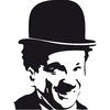 Stickers Charlot Charlie Chaplin