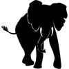 Stickers éléphant 03