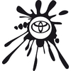 Stickers Tuning Toyota Tache de peinture