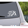 Stickers Tuning DON'T TOUCH MY CAR