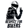 Stickers moto Motard Respect for bikers