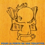 Stickers WC PORTE
