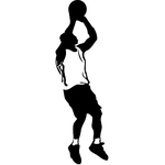 Stickers joueur basketball 2