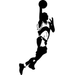 Sticker joueur basketball 06