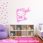 Stickers Hello Kitty en costume folklorique 02