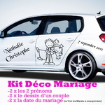kit deco mariage stickers