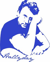 Johnny Hallyday Aufkleber – Personalisierbarer Sticker Für Bankkarten (Visa, Mastercard, …)
