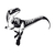 stickers dinosaure Acrocanthosaurus