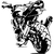 stickers arrière moto