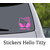 Stickers tuning Hello Kitty Hello Titty