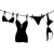 stickers dessous feminin