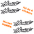 4 Stickers autocollant Honda Hornet 2