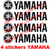 4 YAMAHA NOIR 20 CM 007