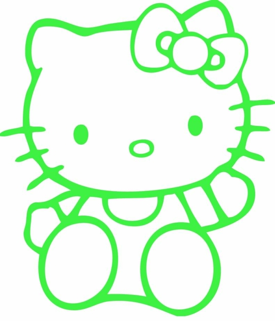 Sticker Hello Kitty 01 - Enfants/Fille - Destock-Stickers