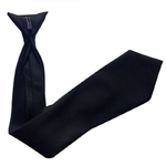 Uniforme-pour-hommes-50x8cm-cravate-de-cou-en-Imitation-de-soie-pr-attach-e-couleur-noire