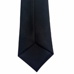Uniforme-pour-hommes-50x8cm-cravate-de-cou-en-Imitation-de-soie-pr-attach-e-couleur-noire