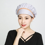 Casquette-de-cuisine-pour-hommes-et-femmes-chapeau-de-Chef-imprim-r-glable-anti-poussi-re
