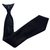 Uniforme-pour-hommes-50x8cm-cravate-de-cou-en-Imitation-de-soie-pr-attach-e-couleur-noire