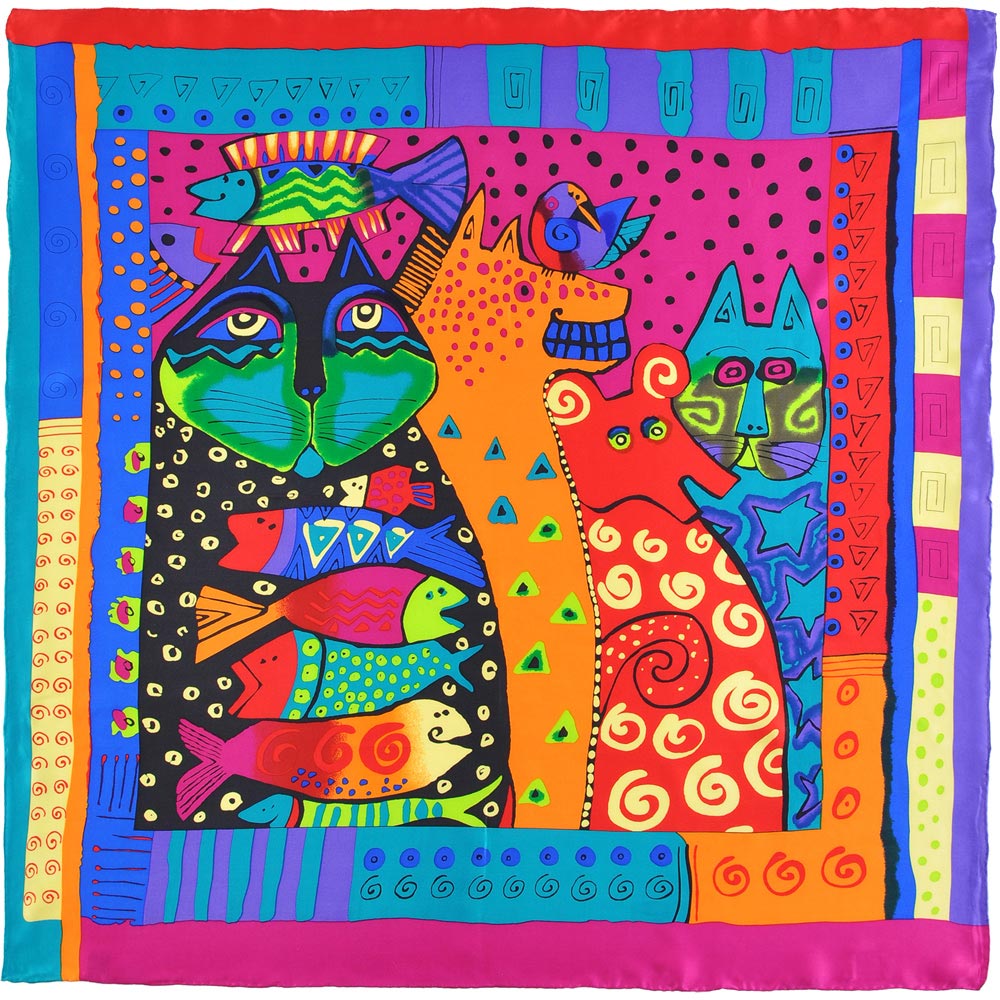 carre-soie-friendly-pets-fuchsia-AT-05946