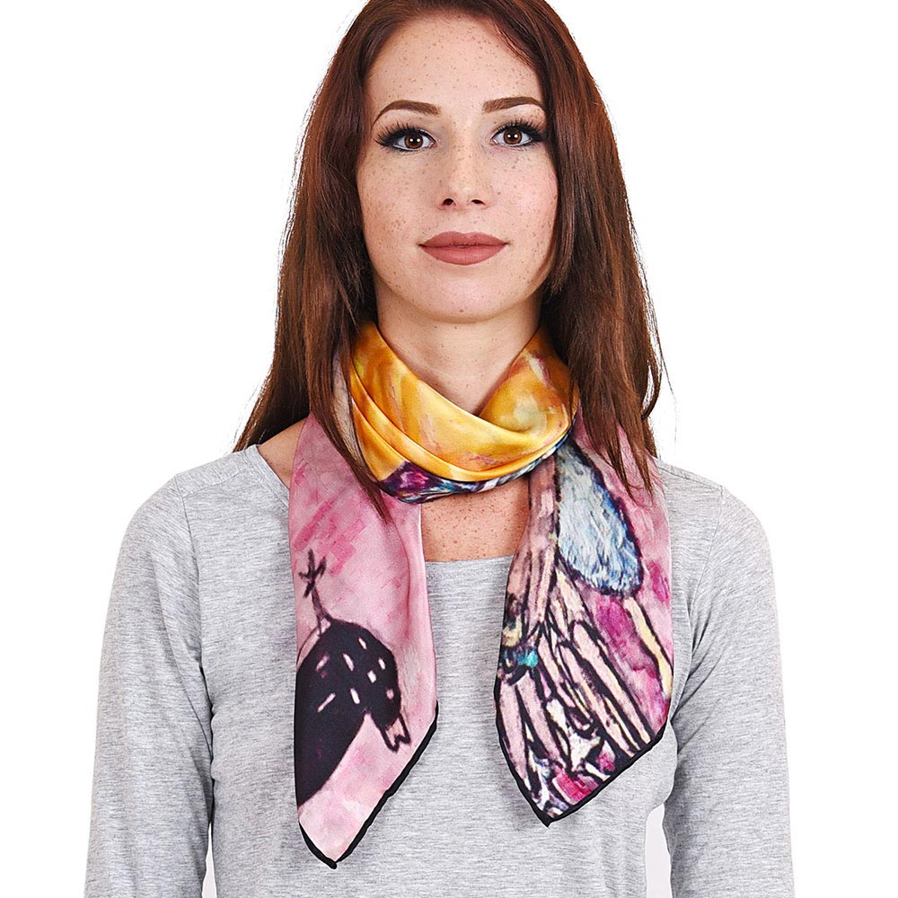 carre-soie-le-amiche-klimt-AT-04023