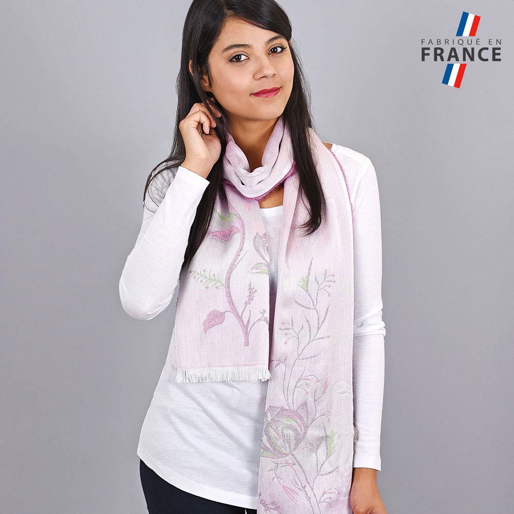 AT-04187-VF10-LB_FR-echarpe-femme-florale-rose-vert-anis-qualicoq-fabrique-france