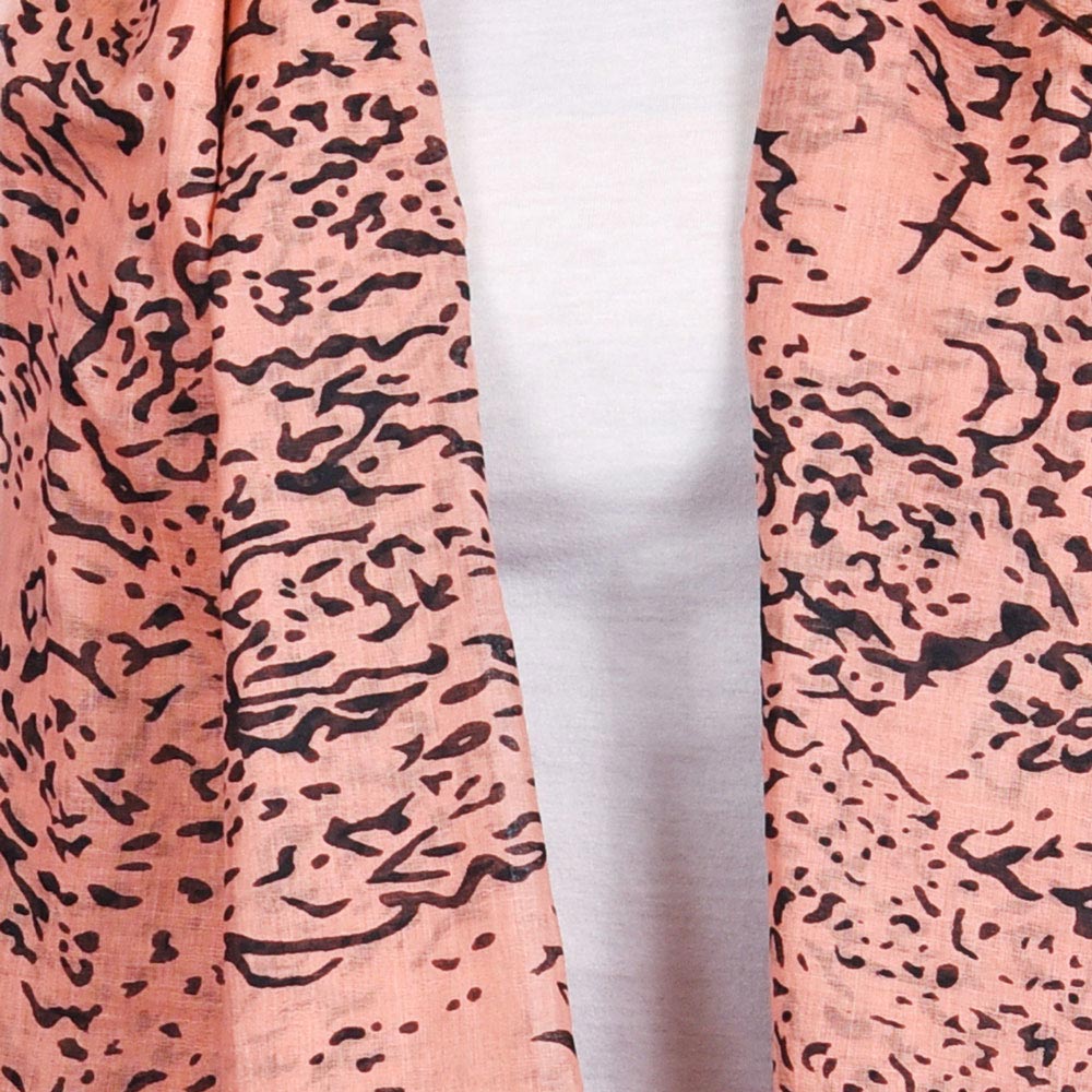 foulard-femme-saumon-leopard-tigre-AT-05290