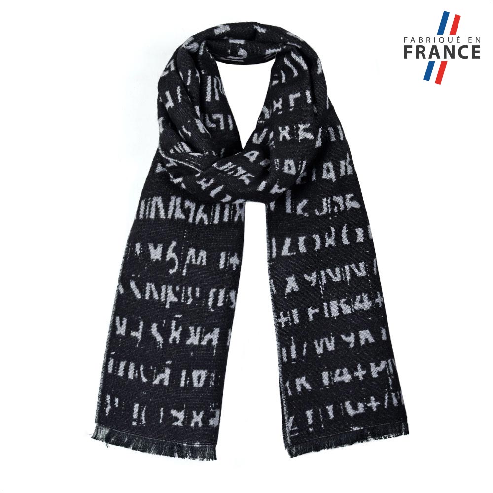 AT-05654-F10-FR-echarpe-fantaisie-noire-made-in-france