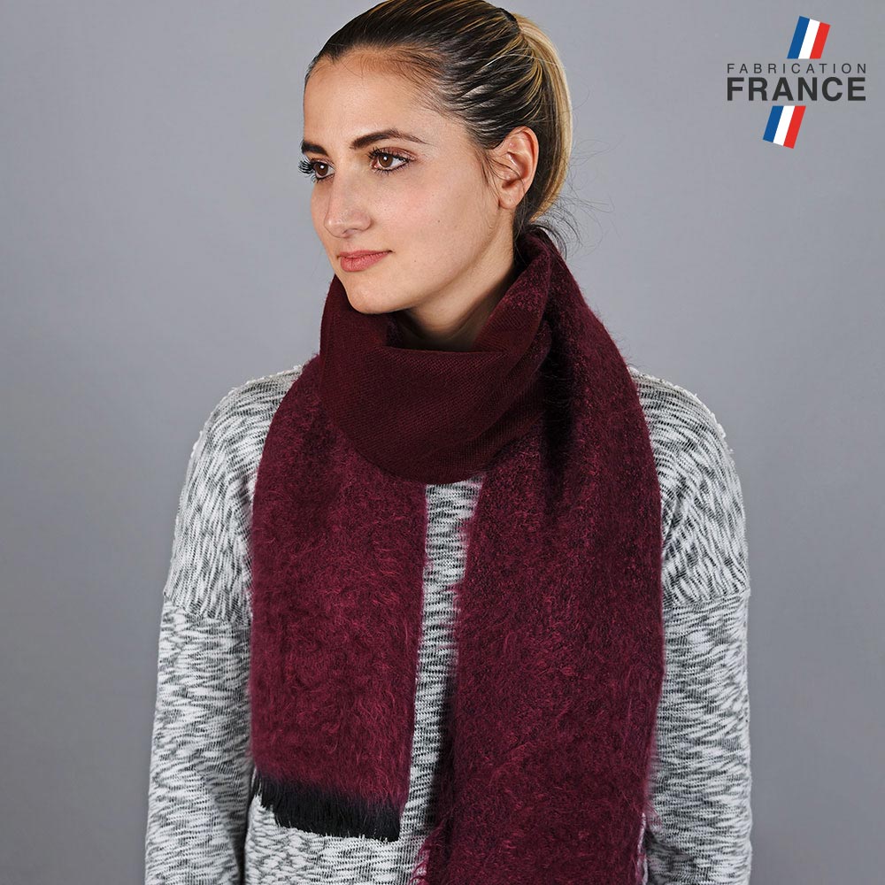 echarpe-femme-bordeaux-uni-fabrique-en-france-AT-05660