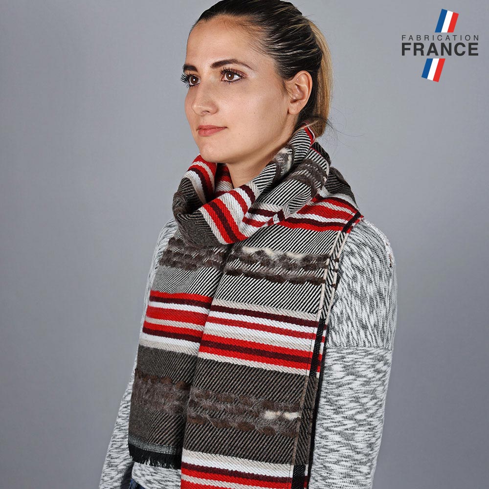 echarpe-fantaisie-rayures-gris-rouge-AT-05712