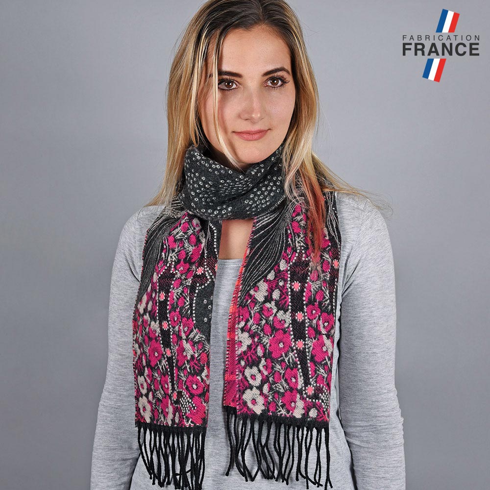 echarpe-femme-fleurs-rose-violet-AT-05715