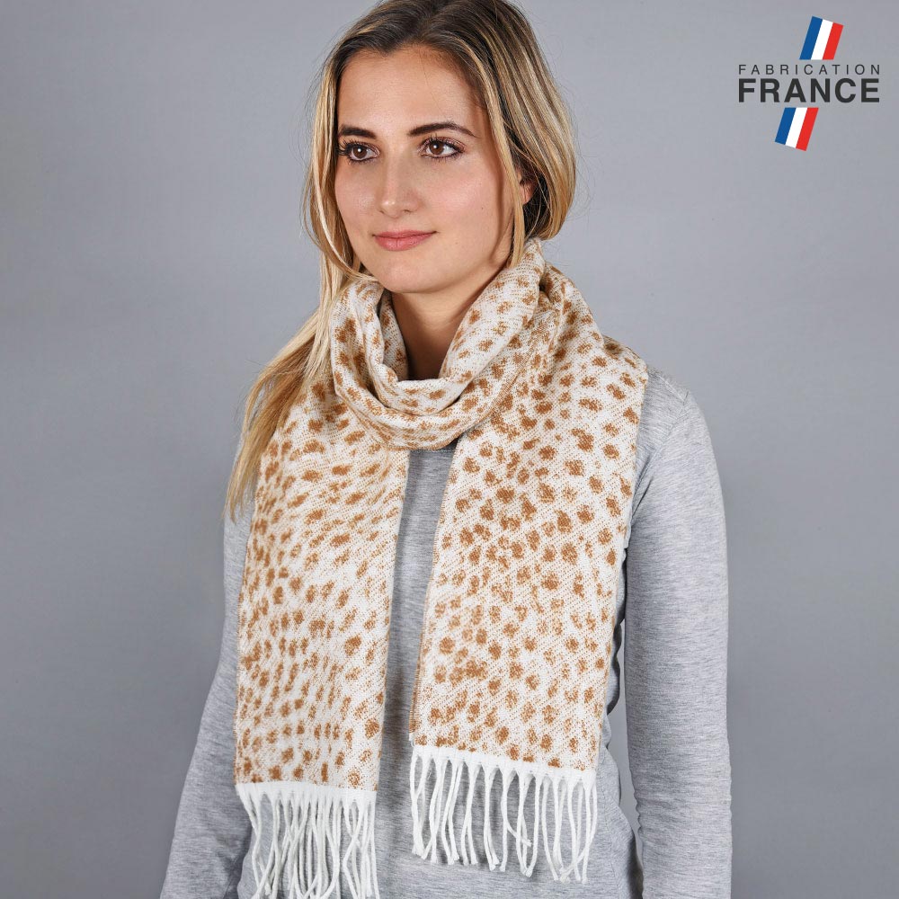 echarpe-leopard-creme-fabrication-en-france-AT-05722