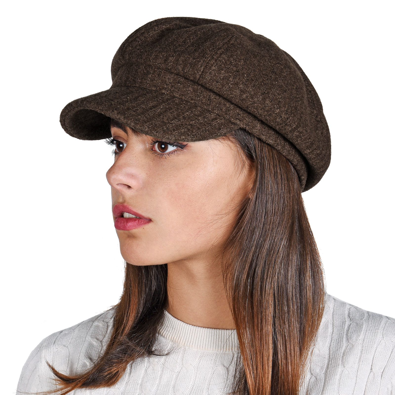casquette femme marron