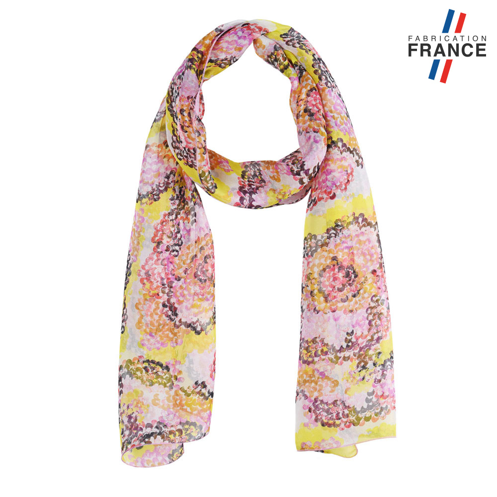echarpe-mosaique-mousseline-soie-jaune-AT-05989