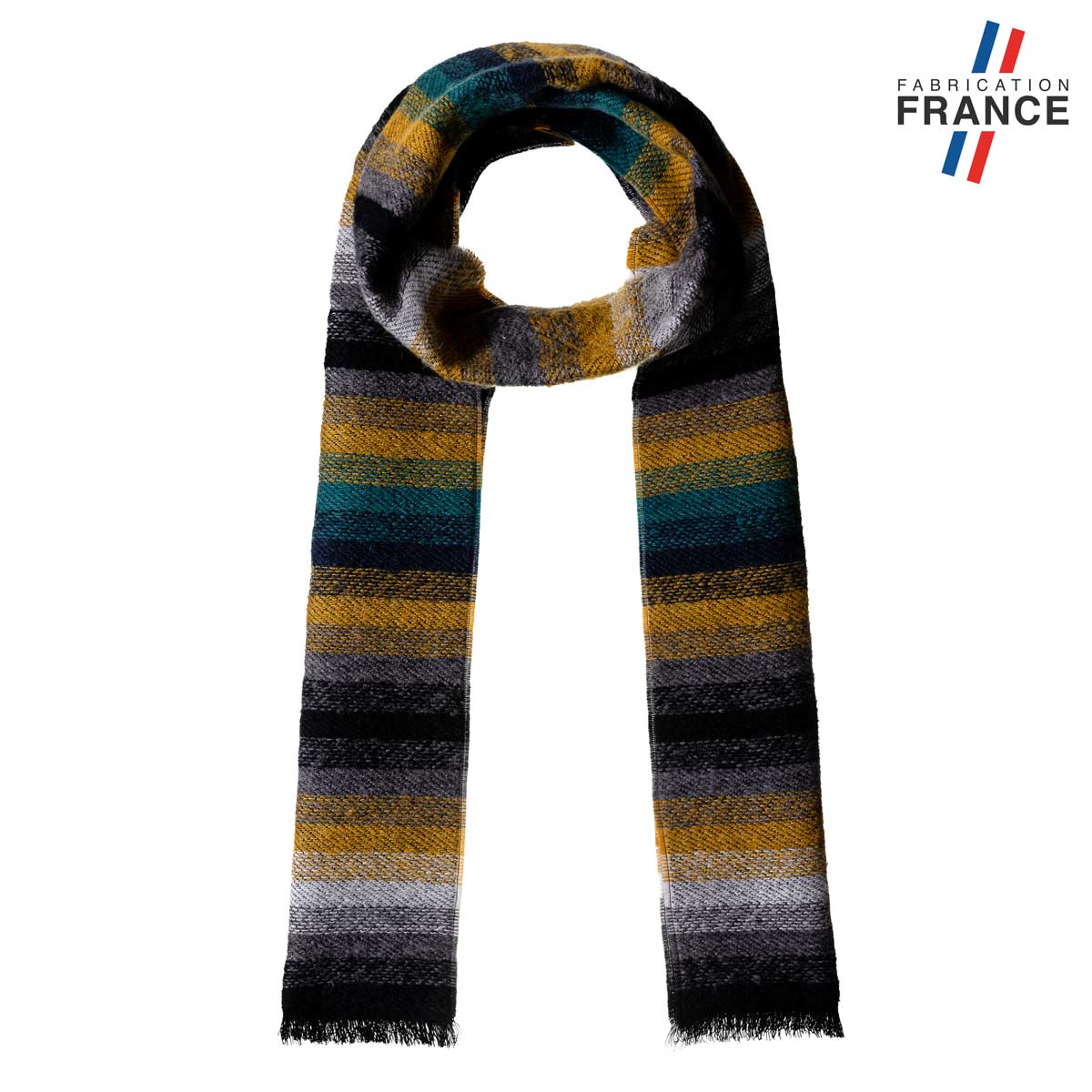 echarpe-rayee-fabriquee-en-france-noire-AT-06225