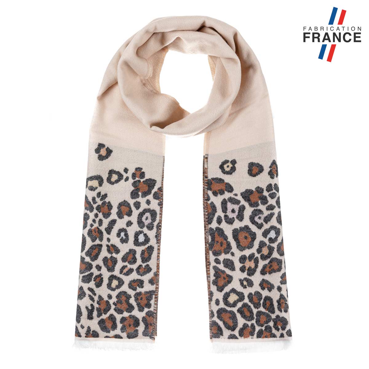 echarpe-fabriquee-en-france-beige-leopard-AT-06243