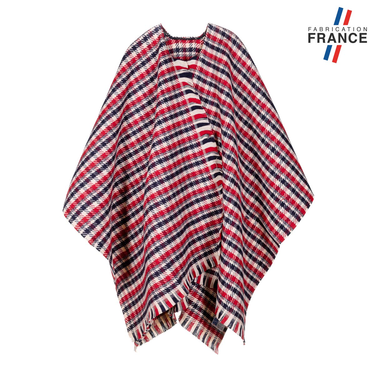poncho-carreaux-rouge-fabrication-francaise-AT-06156