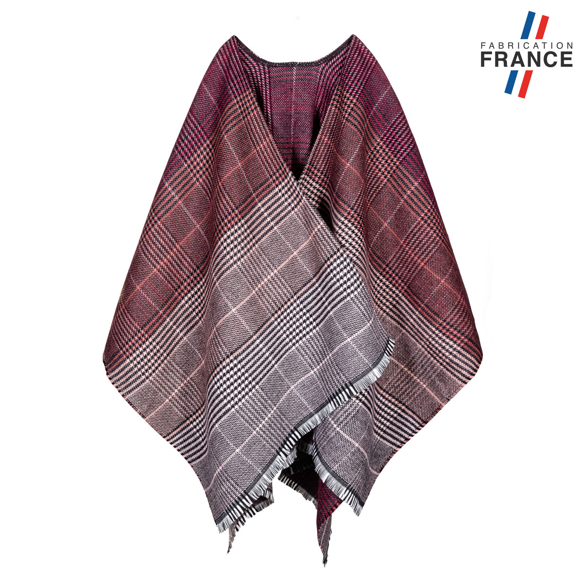 poncho-femme-bordeaux-a-carreaux-AT-06309