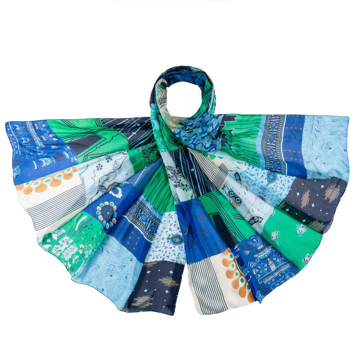 etole-soie-fine-bleue-patchwork-AT-06351