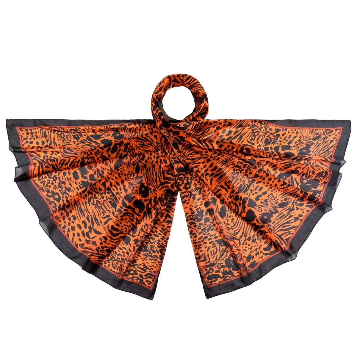 _Etole-soie-femme-leopard-orange