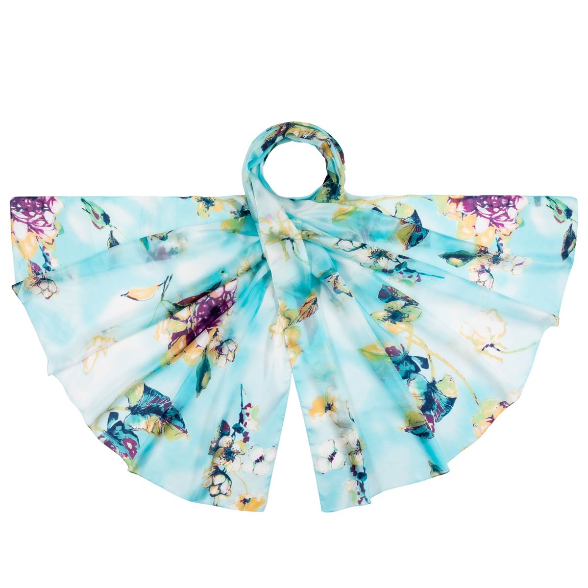 Etole-soie-florale-bleue-ciel-AT-06385