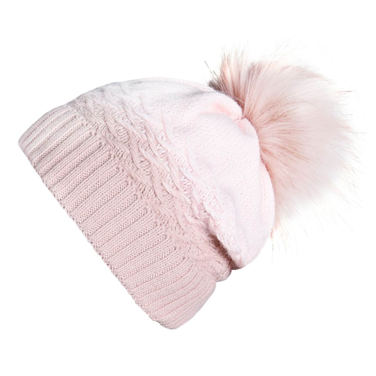 Bonnet femme, Donnay, de couleur rose