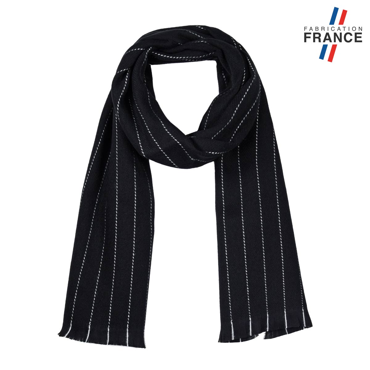 Echarpe-noire-fabrication-francaise-AT-05610