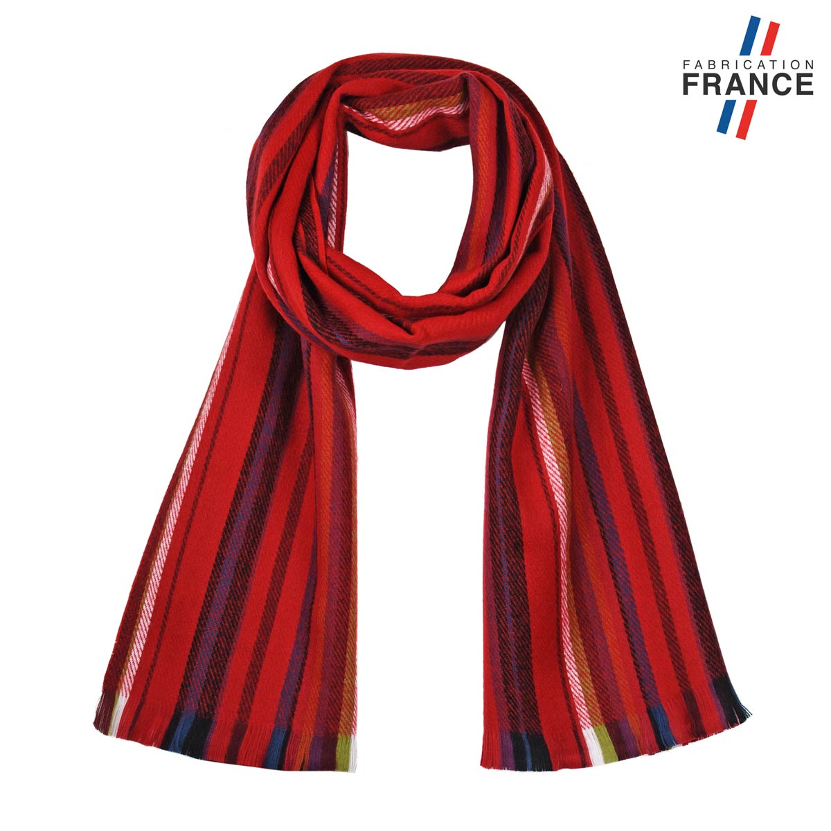 Echarpe-mixte-rouge-fabrique-en-france-AT-05615