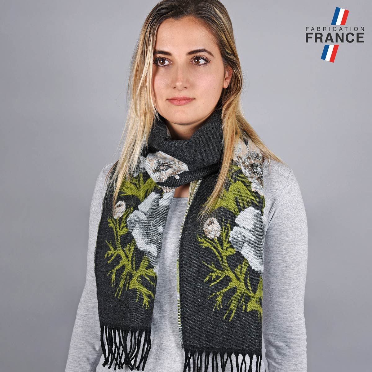 echarpe-florale-gris-noir-label-france-AT-05757