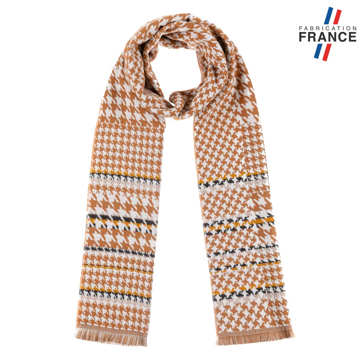 echarpe-fabriquee-en-france-pied-poule-beige-AT-06230